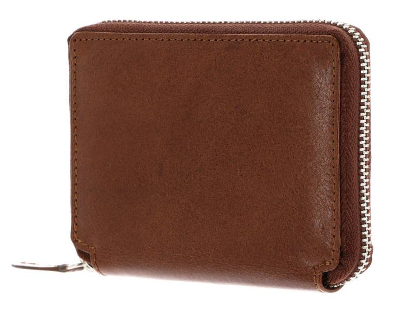 Leonhard Heyden Geldbörse Zip Around Wallet, aus echtem Rindsleder von Leonhard Heyden