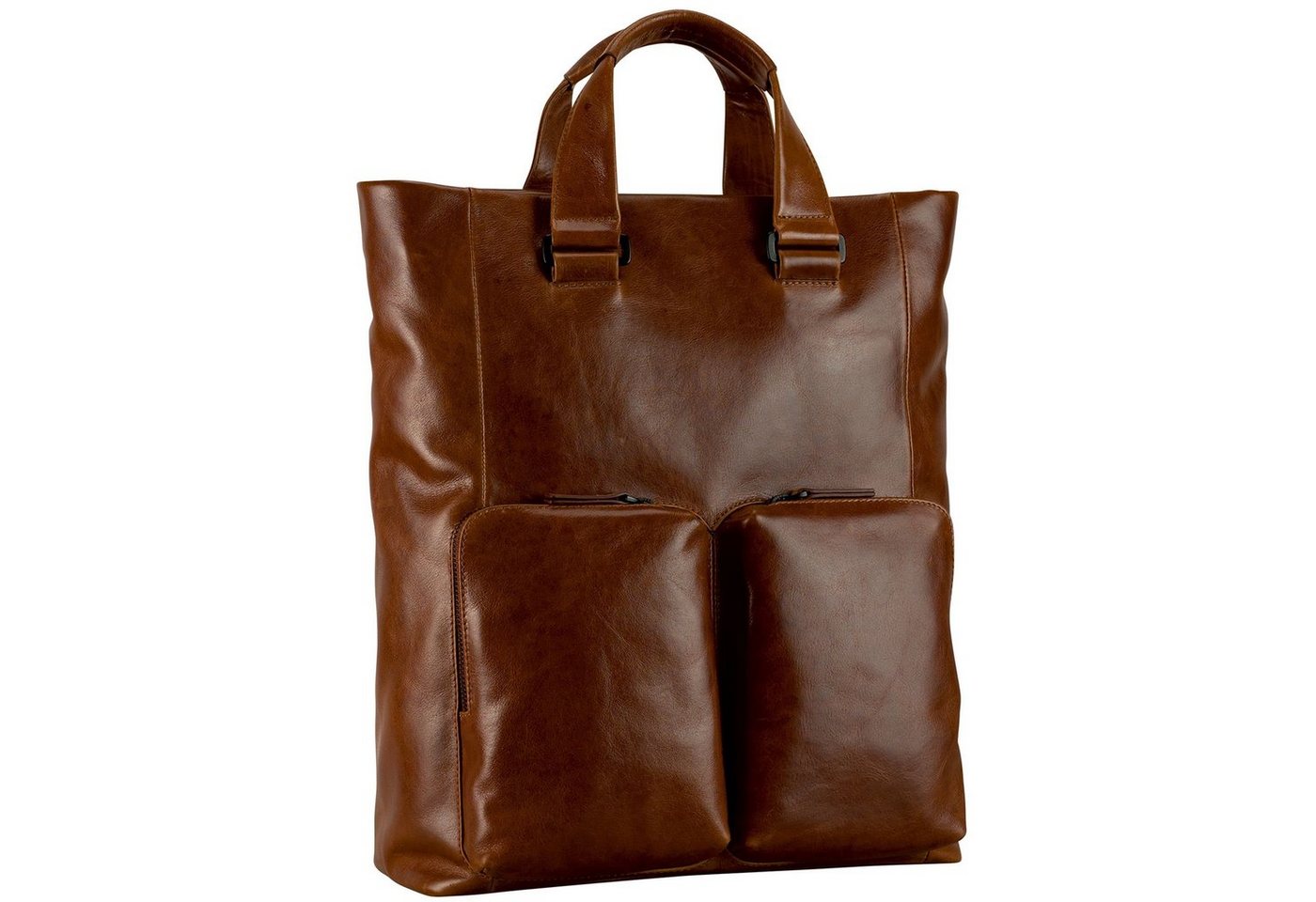 Leonhard Heyden Laptoprucksack Porto, Leder von Leonhard Heyden