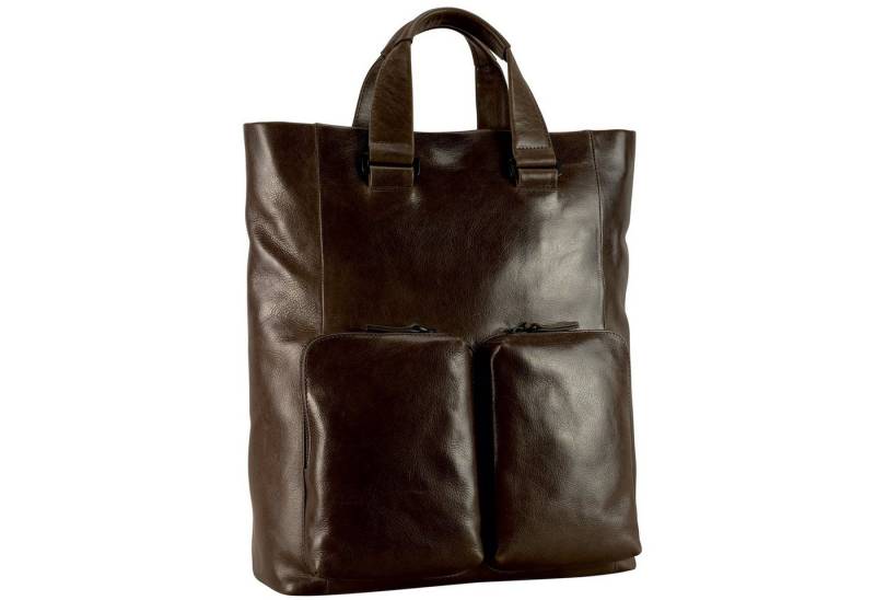 Leonhard Heyden Laptoprucksack Porto, Leder von Leonhard Heyden