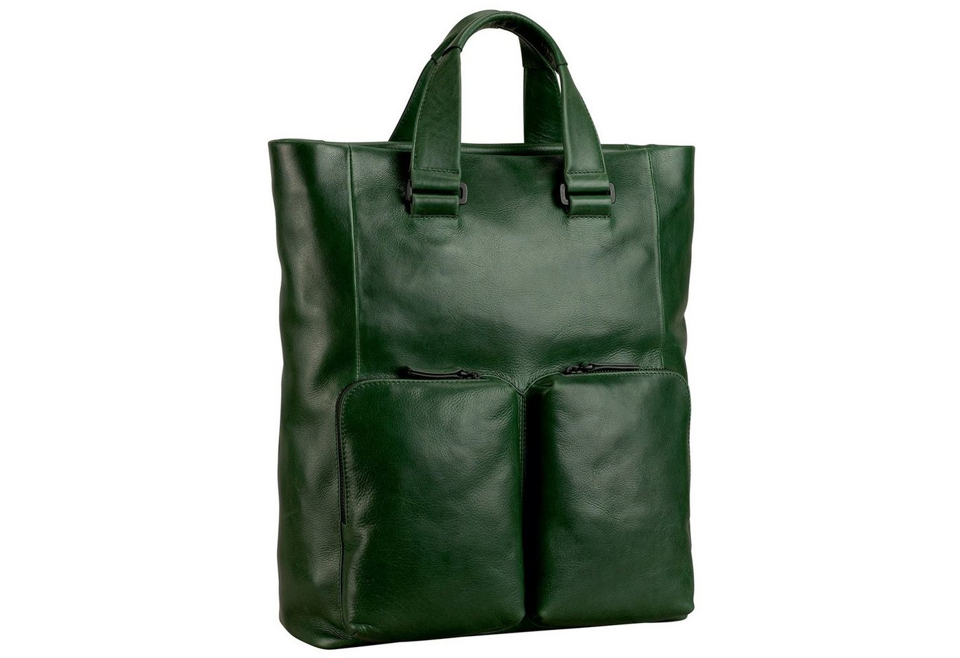 Leonhard Heyden Laptoprucksack Porto, Leder von Leonhard Heyden