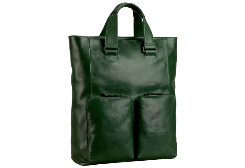 Leonhard Heyden Laptoprucksack Porto, Leder von Leonhard Heyden