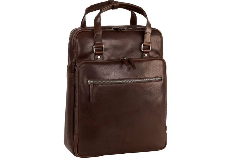 Leonhard Heyden Laptoprucksack Roma, Leder von Leonhard Heyden
