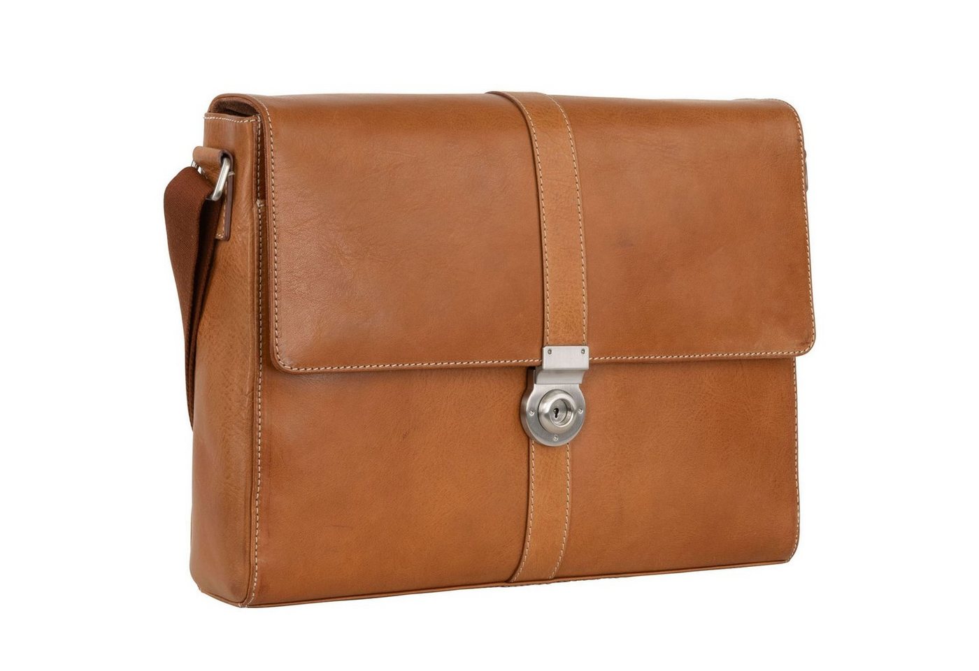 Leonhard Heyden Messenger Bag Bergamo, Leder von Leonhard Heyden