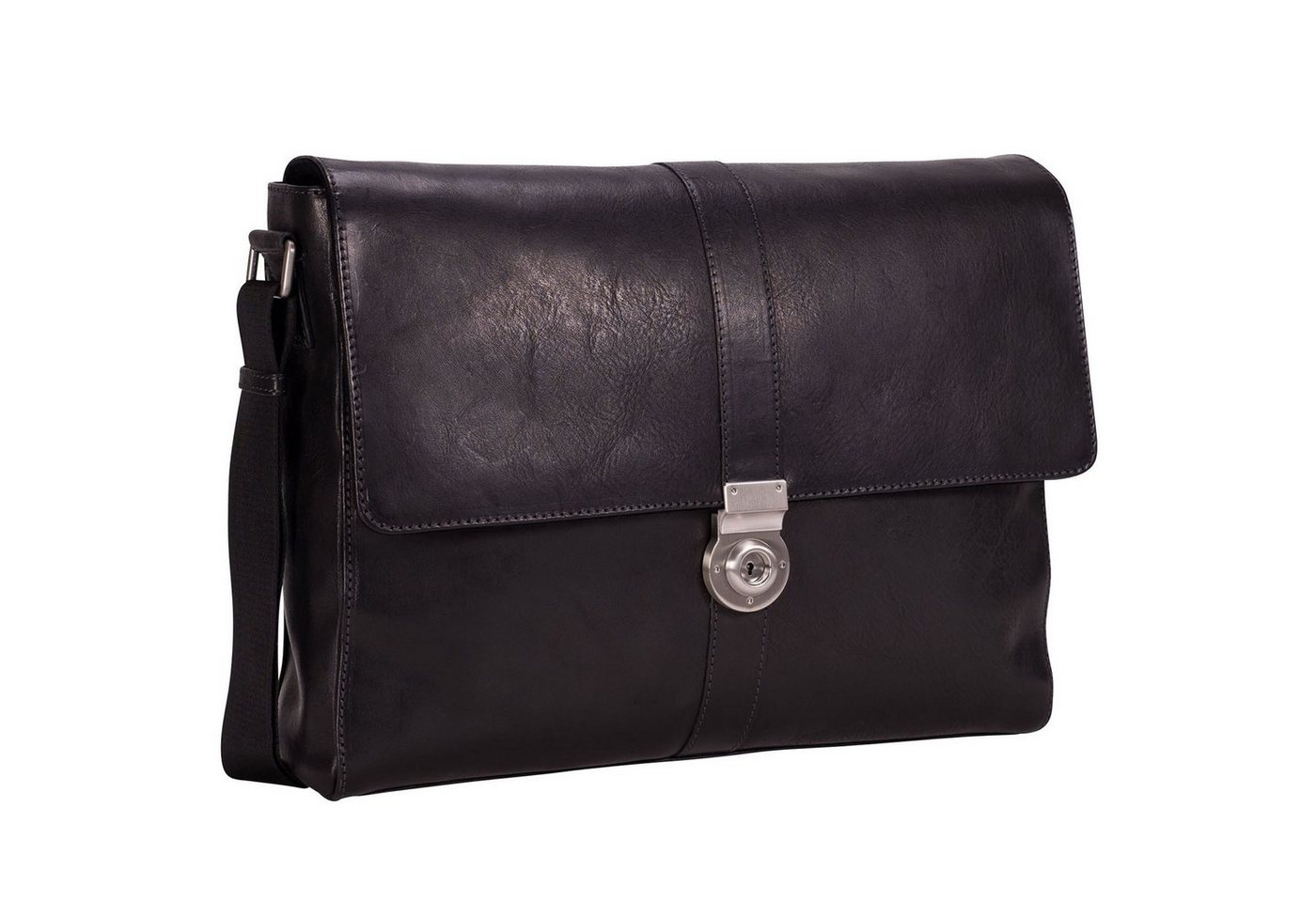 Leonhard Heyden Messenger Bag Bergamo, Leder von Leonhard Heyden