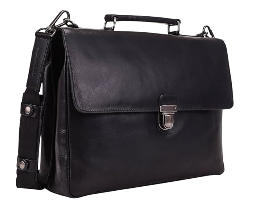 Leonhard Heyden Roma Aktentasche Leder 39 cm Laptopfach von LEONHARD HEYDEN