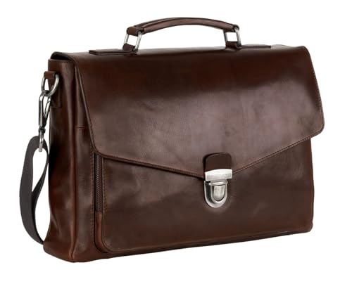 Leonhard Heyden Roma Aktentasche Leder 39 cm Laptopfach von LEONHARD HEYDEN