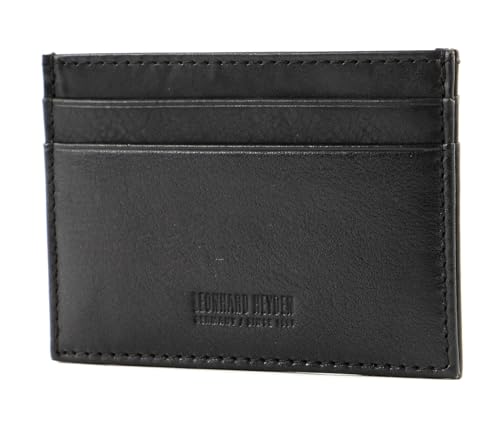 Leonhard Heyden Roma Credit Card Holder Black von Leonhard Heyden