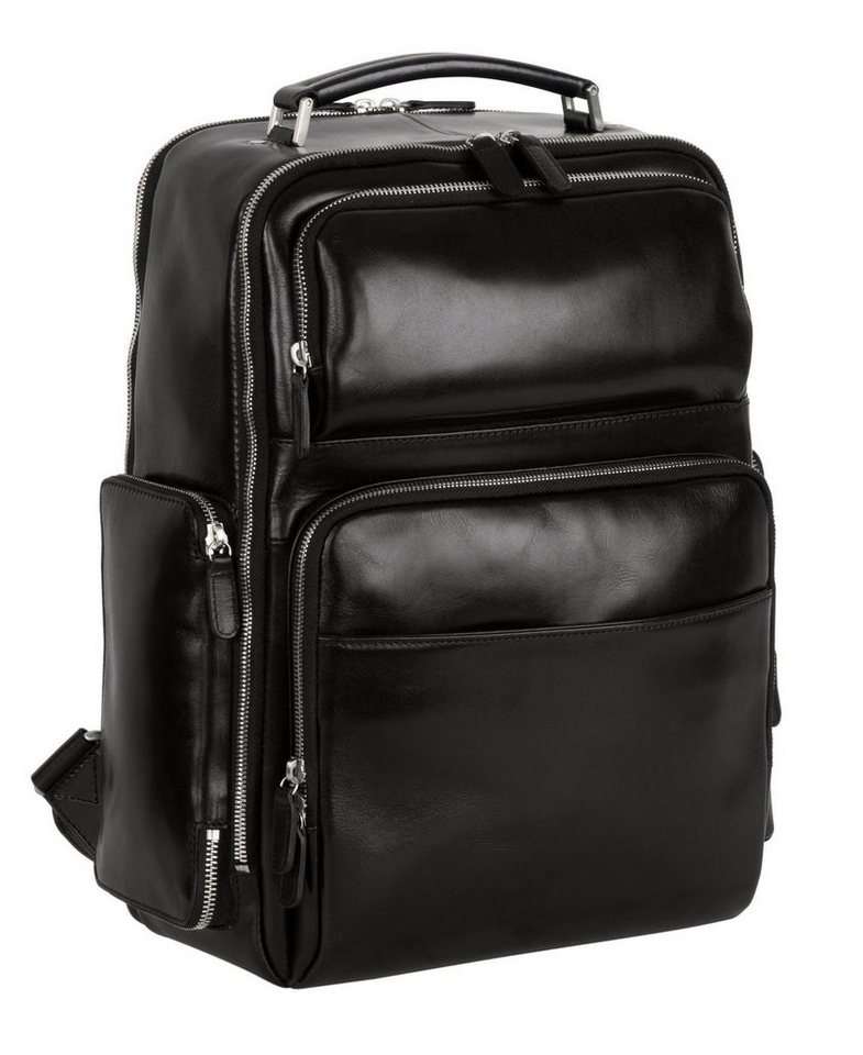 Leonhard Heyden Rucksack Bus Backpack (Set, 2-tlg), aus echtem Leder von Leonhard Heyden