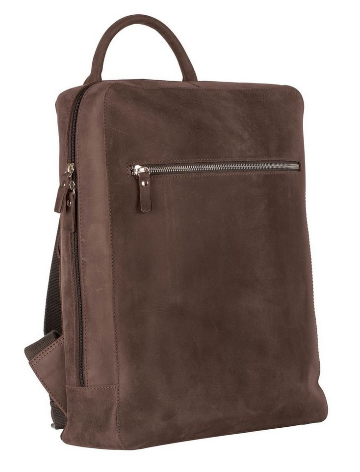 Leonhard Heyden Rucksack Business Backpack (Set, 2-tlg), aus echtem Rindsleder von Leonhard Heyden