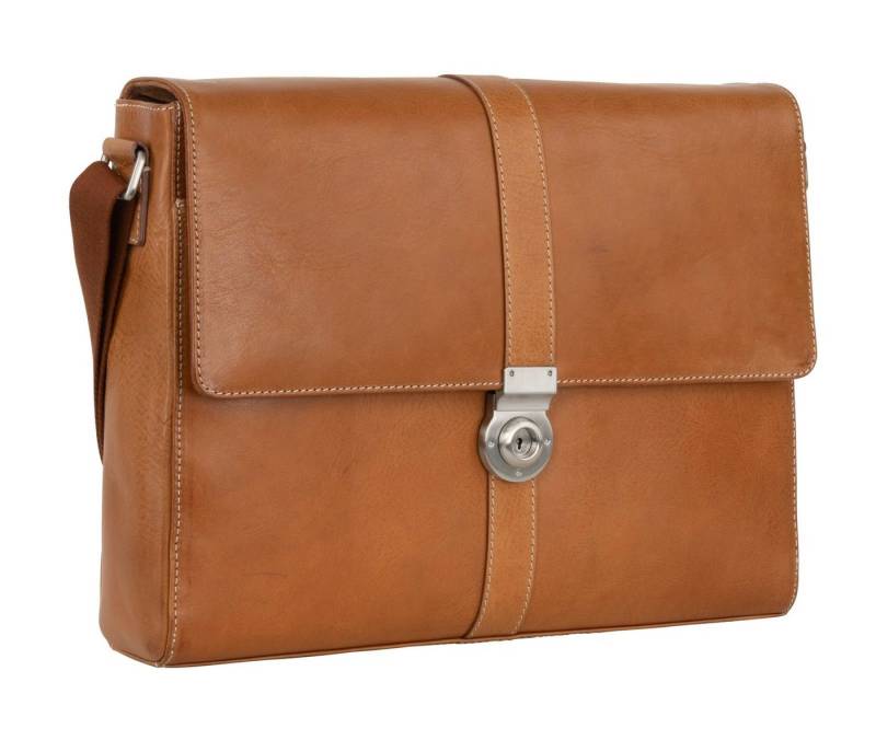Leonhard Heyden Umhängetasche Messenger Bag (Set, 2-tlg), aus echtem Rindsleder von Leonhard Heyden