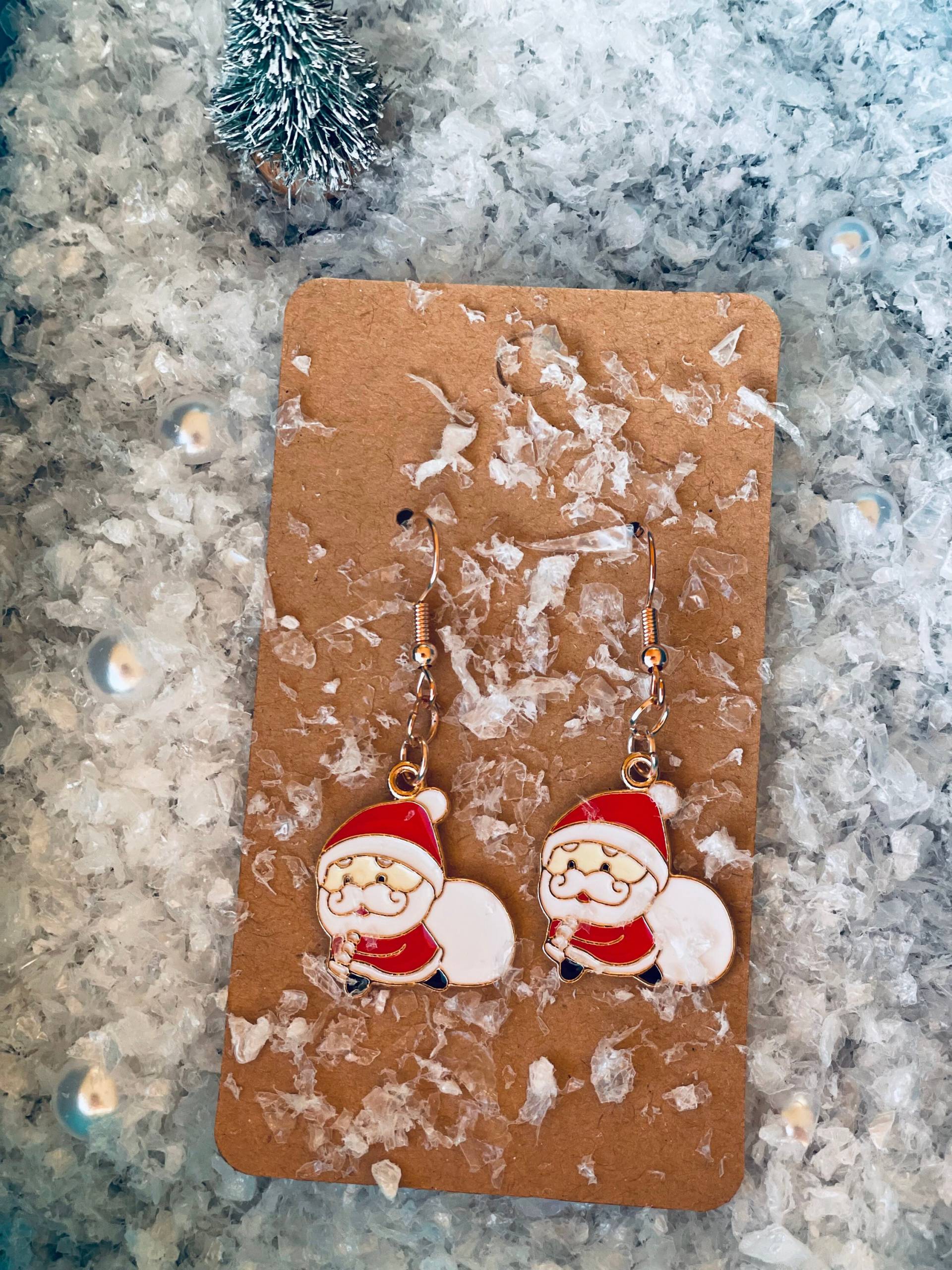 Weihnachtsmann Ohrring/Verschiedene Exemplare Santa Weihnachtsmann Ohrring/Verschiedene Exemplare Santa von LeoniesSchmuckwelt