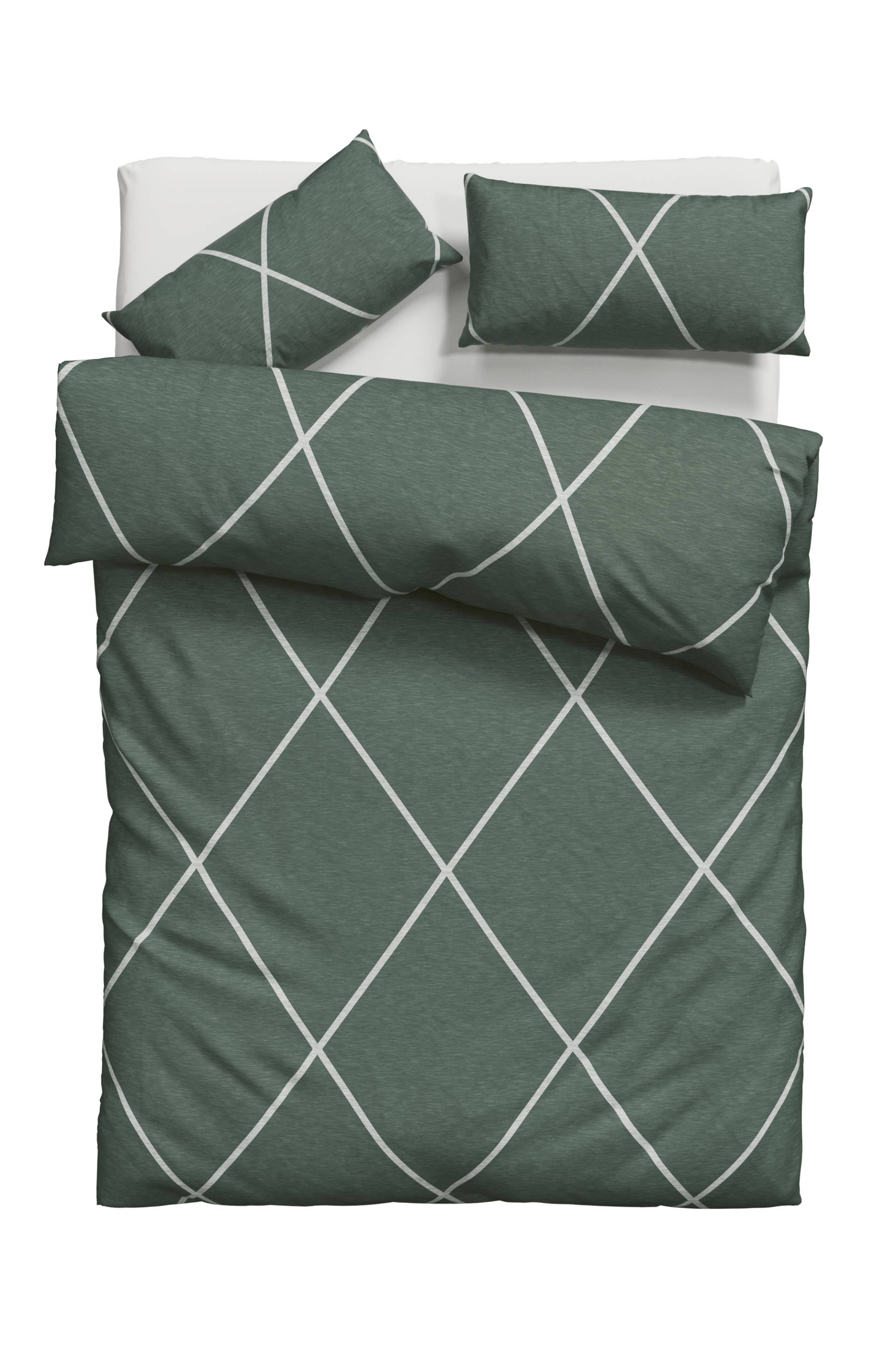 Leonique Bettwäsche "Belle" 2 Stk. tlg. Renforcé Qualität, Reißverschluss von Leonique