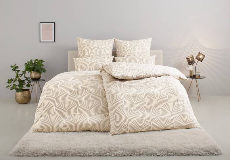 Leonique Bettwäsche "Matilda in Gr. 135x200 oder 155x220 cm" 2 tlg. Bettwäsche aus Baumwolle, Bettwäsche mit skandinavischem Design von Leonique