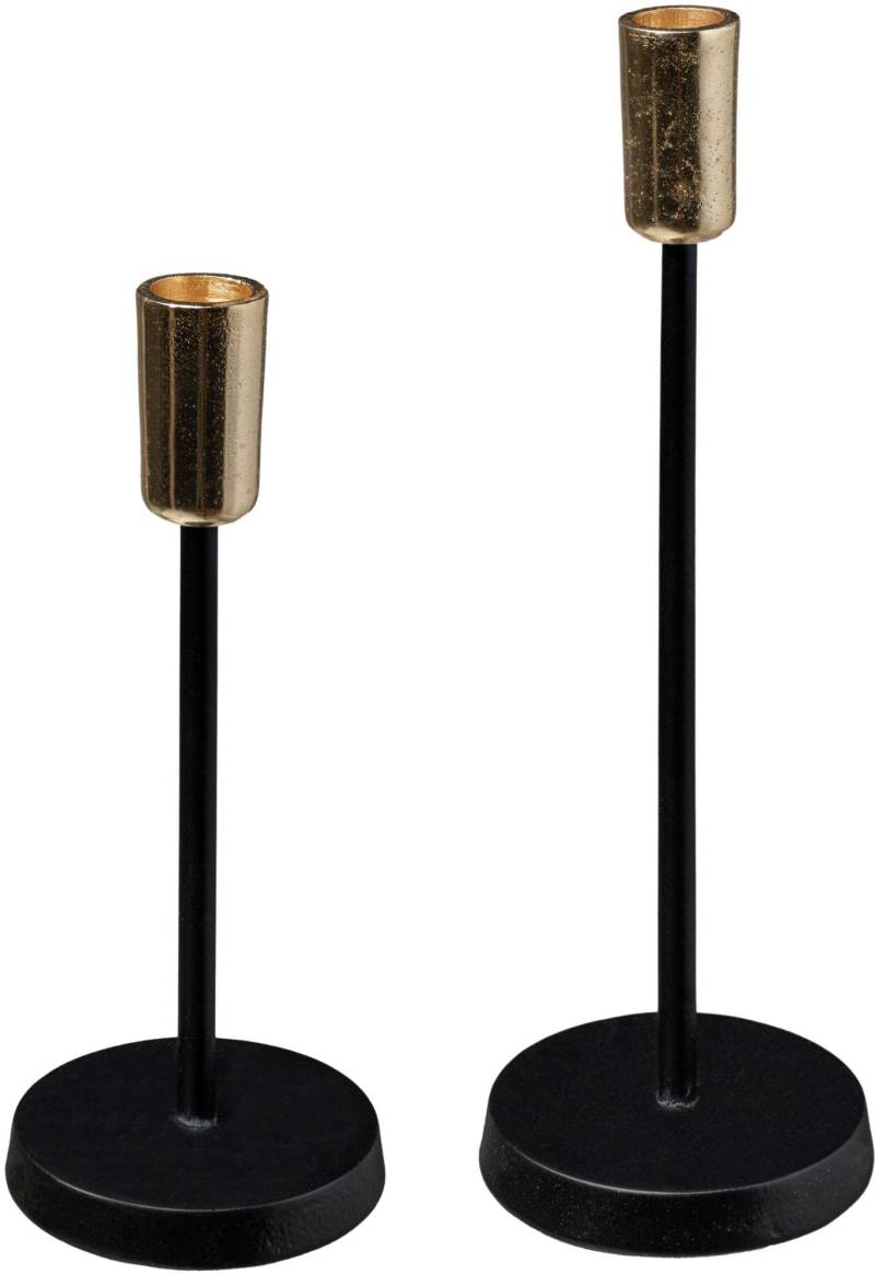 Leonique Kerzenhalter "Stabkerzenhalter Azlynn" aus Aluminium von Leonique