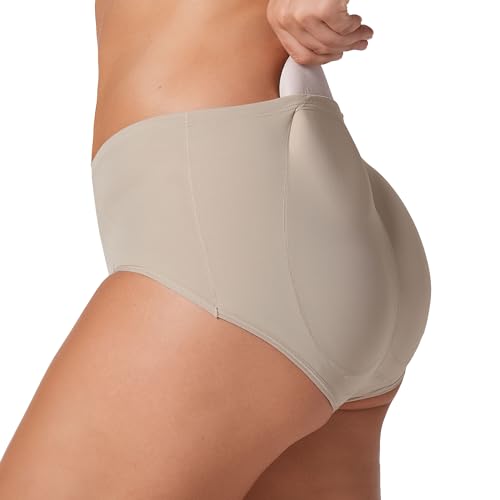 LEONISA Damen PANTY MIT PO-PUSH-UP, Braun (Piel), Gr. Large von Leonisa