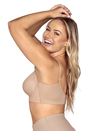 Leonisa Weicher, stark bedeckender Unterarm-Push-up-BH und Backcover-BH von Leonisa