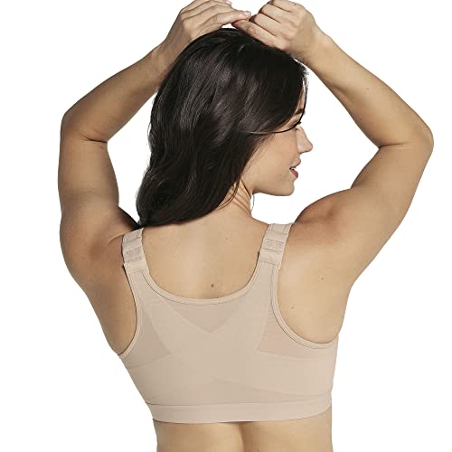 LEONISA Damen Corrector de Espalda Sin ARO BH, Undurchsichtige, Beige, 90C von Leonisa