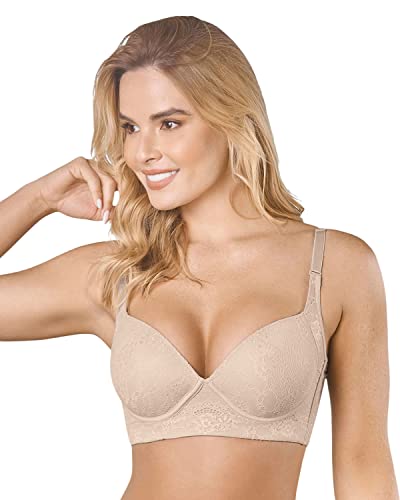 Leonisa Damen Stütz BH mit Spitze, Bügel und breitem Unterbrustband von Leonisa