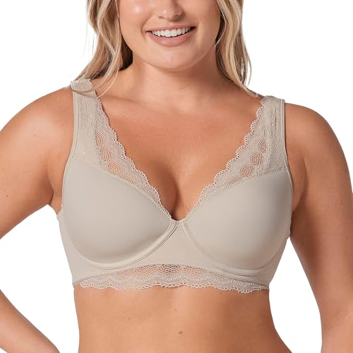 Leonisa Deep Coverage BH – BH große Brüste starker Halt bedeckt das Dekolleté von Leonisa