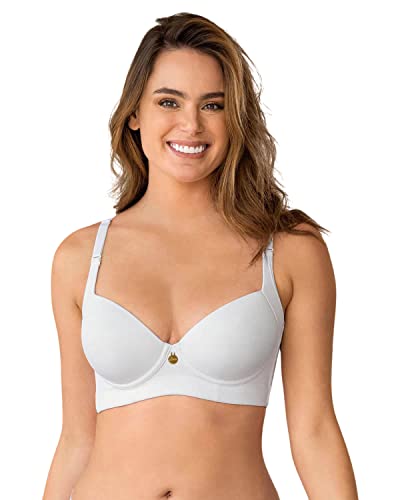 Leonisa Seamless Essentials Bra: Vollschalen BH mit Bügel und breitem Rücken-Weiß-75B von Leonisa