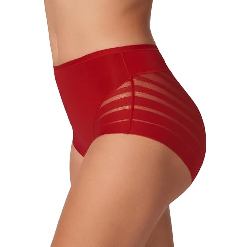 Leonisa Shapewear Damen-Bauchbinden-Slip mit Durchsichtigen Öseneinsätzen - einzeln oder im 2er-Pack von Leonisa