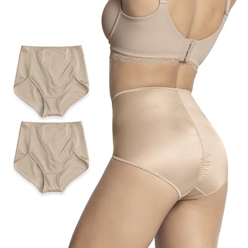 Leonisa Shapewear Damen Slip- Bauchweg Unterhose/Miederhose im 2erPack von Leonisa