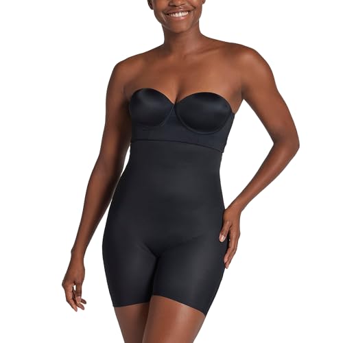 Leonisa Trägerloser formender Bauchweg-Body – Shapewear Body mit kurzem Unterteil von Leonisa
