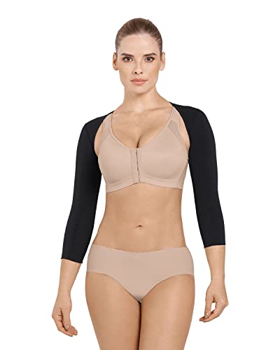 Leonisa Unsichtbarer Shaping-Body für Damen, formender Armformer, Schwarz, Small/Medium von Leonisa