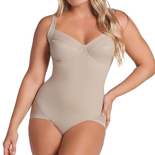 Leonisa figurformender Body Shaper mit Spitze - Bauchweg Shapewear Damen von Leonisa