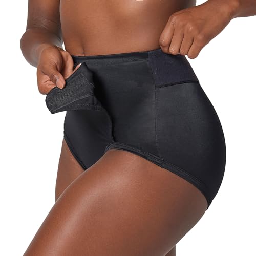 Leonisa postnataler Bauchgurt / Rückbildungsgürtel nach der Geburt - Miederhose Bauch Weg stark formend / Unterhose nach einem Kaiserschnitt-Schwarz-L von Leonisa