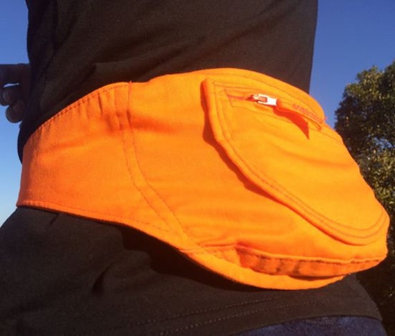 Geldgürtel, Orange Retro, Bauchtasche, Bauchtasche von LeonitaCreations