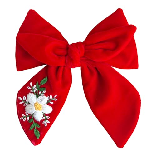 Leonyvie Handbestickte Matrosenschleife, Rot Leonyvie Handbestickte Matrosenschleife, Rot von Leonyvie