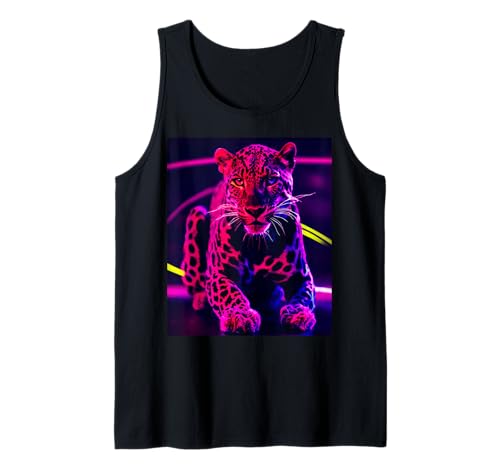 Herren Elektrisierender Leopard für Leopardenliebhaber und aktive Menschen Tank Top Herren Elektrisierender Leopard für Leopardenliebhaber und aktive Menschen Tank Top von Leopard Art Spot