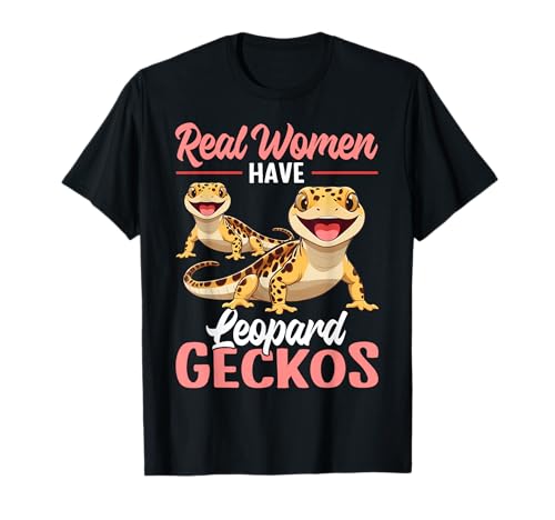Echte Frauen haben Leopardengeckos T-Shirt Echte Frauen haben Leopardengeckos T-Shirt von Leopard Gecko Designs For Reptile Lizard Lover