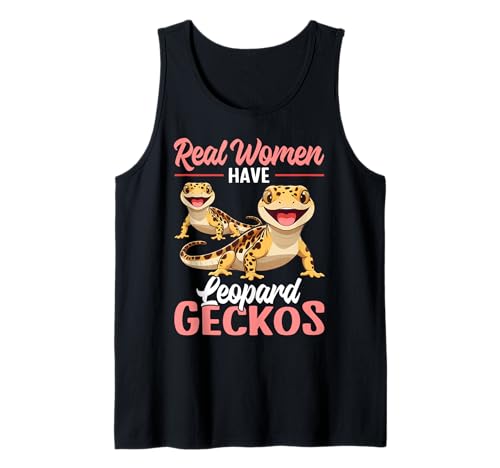 Echte Frauen haben Leopardengeckos Tank Top Echte Frauen haben Leopardengeckos Tank Top von Leopard Gecko Designs For Reptile Lizard Lover