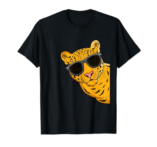 Cooler Leopardenliebhaber Kinder Leopard Herren Wildkatze Leopard T-Shirt von Leopard Gifts For Men & Women