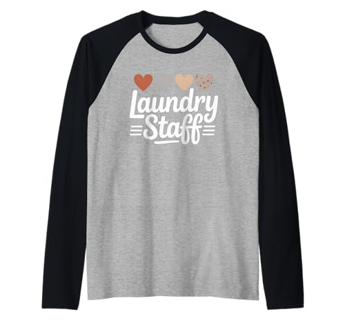 Lustiger Wäschestab Spruch Humorvolle Arbeit Humor Frauen Männer Raglan Lustiger Wäschestab Spruch Humorvolle Arbeit Humor Frauen Männer Raglan von Leopard Heart Laundry Team Uniform Worker Mom