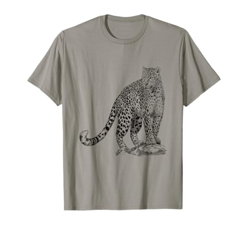Leoparden Shirt Raubkatze Katzen Tiere Damen Herren Kinder T-Shirt Leoparden Shirt Raubkatze Katzen Tiere Damen Herren Kinder T-Shirt von Leopard Raubkatzen Shirts cooles & buntes Geschenk