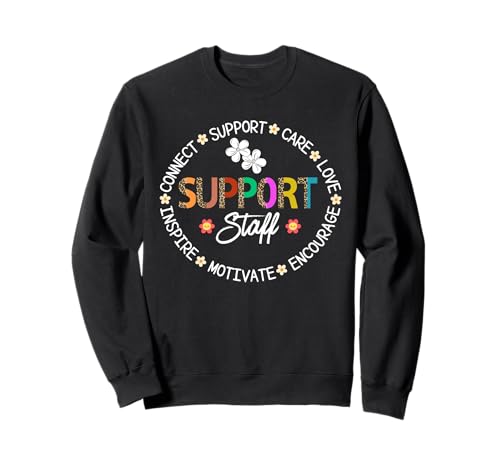 Unterstützungspersonal Appreciation Leopard Week Zurück in die Schule Frauen Sweatshirt Unterstützungspersonal Appreciation Leopard Week Zurück in die Schule Frauen Sweatshirt von Leopard Support Staff Back to School For Women Men