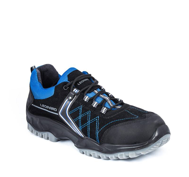 Sicherheitsschuhe S3 EN 20345 schwarz/blau - Gr. - 48 von Leopard