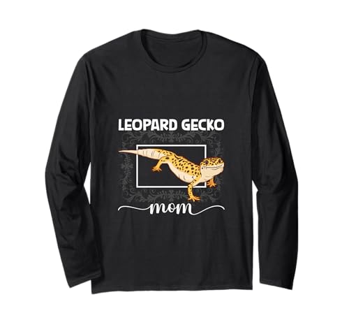 Leopardgecko Mama Langarmshirt Leopardgecko Mama Langarmshirt von Leopardgecko Designs