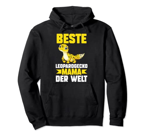 Beste Leopardgecko Mama Pullover Hoodie von Leopardgecko Reptilien Terrarium Geschenk