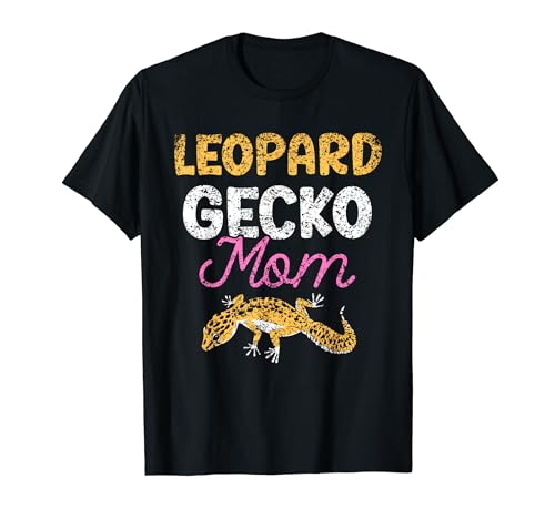 Leopardgecko Mama Besitzer Geckos Eidechse Leopardgecko T-Shirt von Leopardgeckos Leopard Gecko Mom Leopardgecko