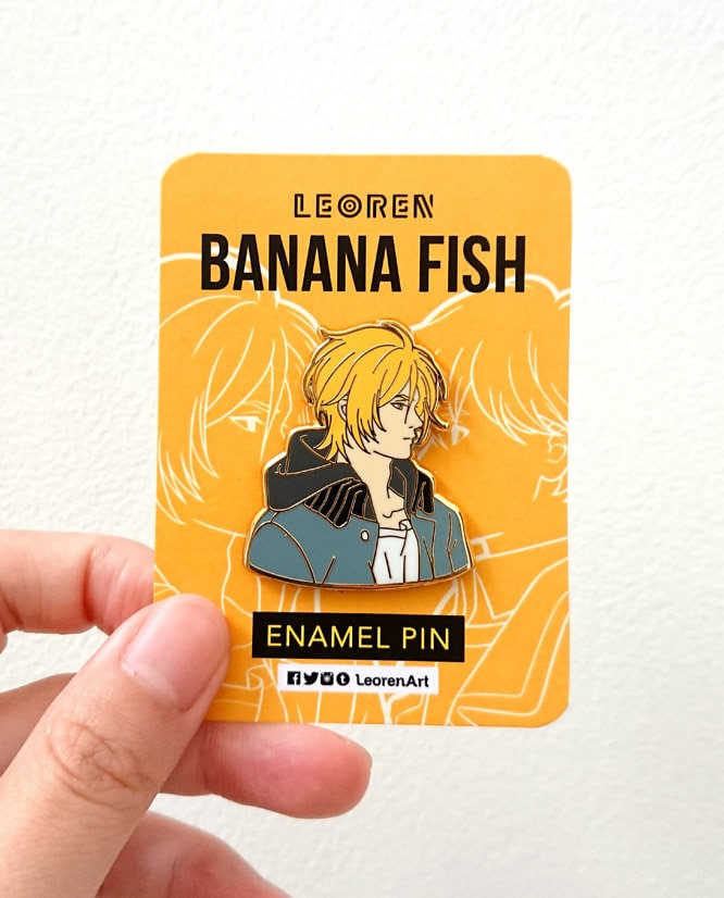 Banana Fish - Ash Lynx Hard Emaille Pin von LeorenArts