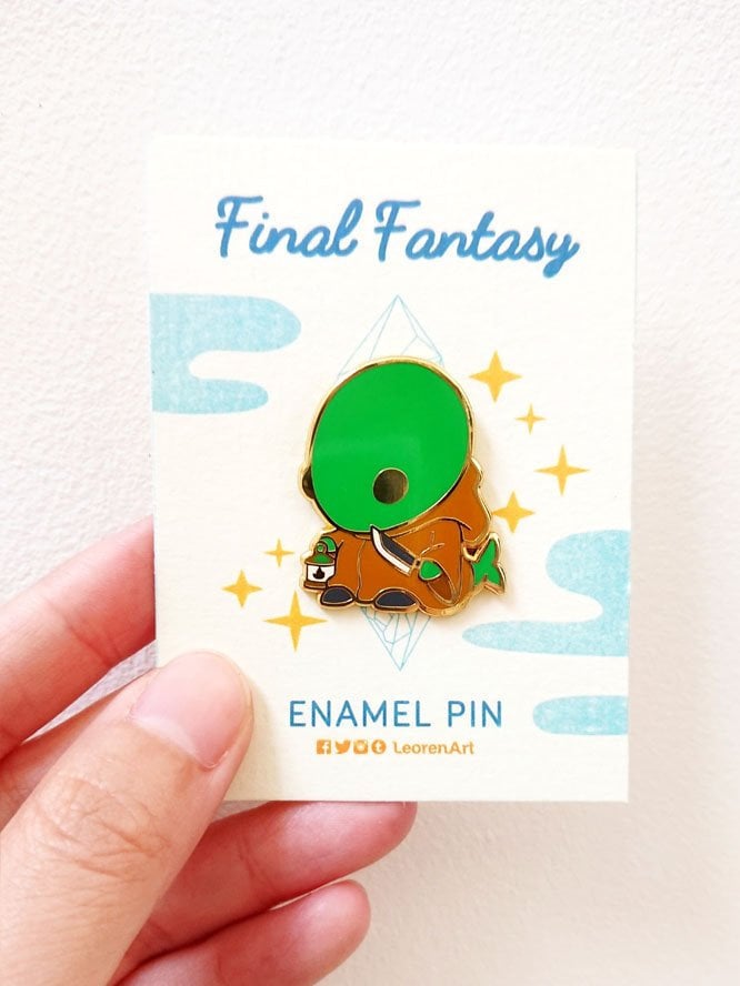 Final Fantasy Tonberry - Hard Emaille Pin von LeorenArts