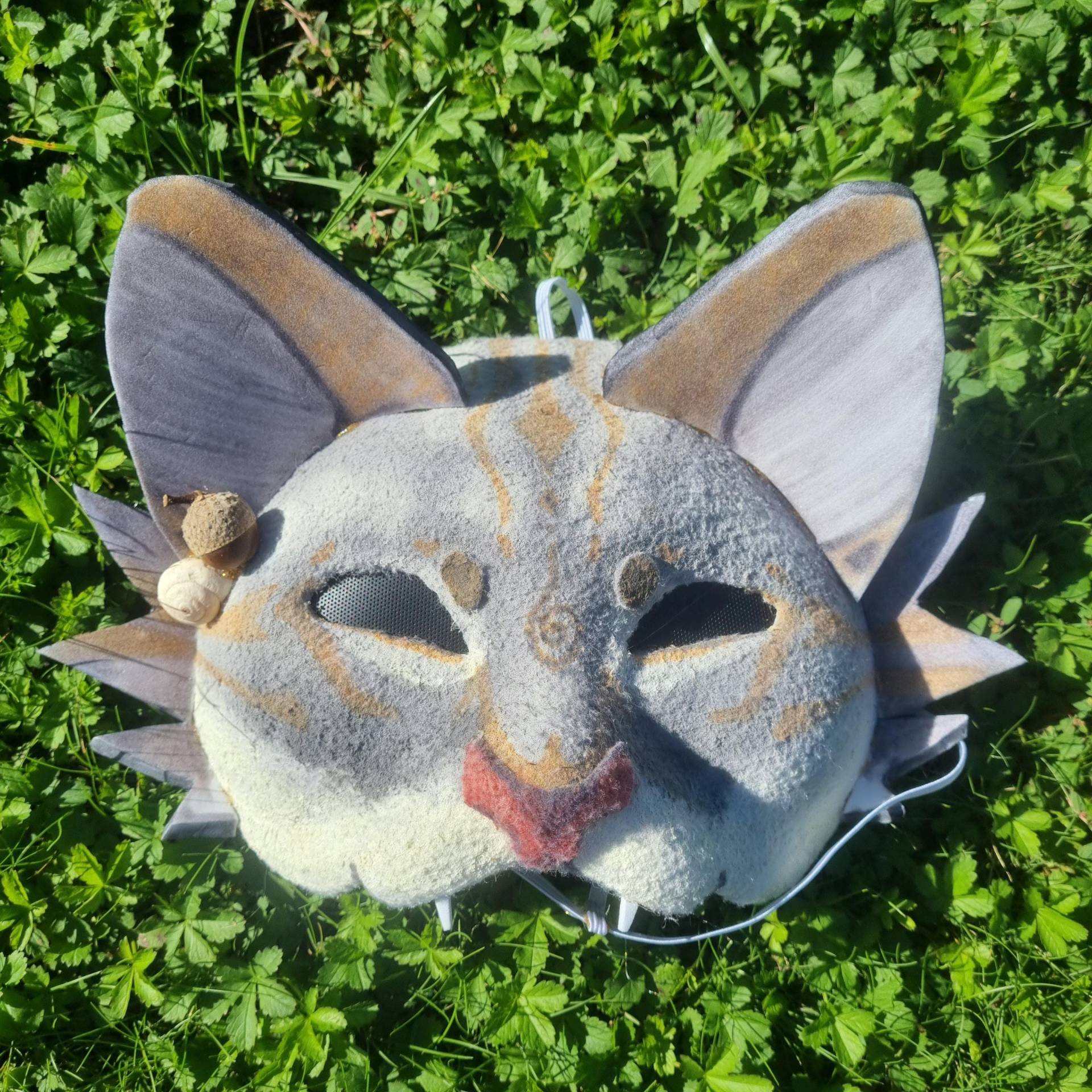 Gray Therian Cat Mask Gray Therian Cat Mask von LeosStores