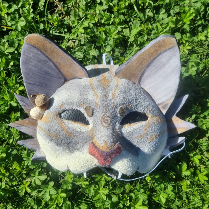 Gray Therian Cat Mask Gray Therian Cat Mask von LeosStores