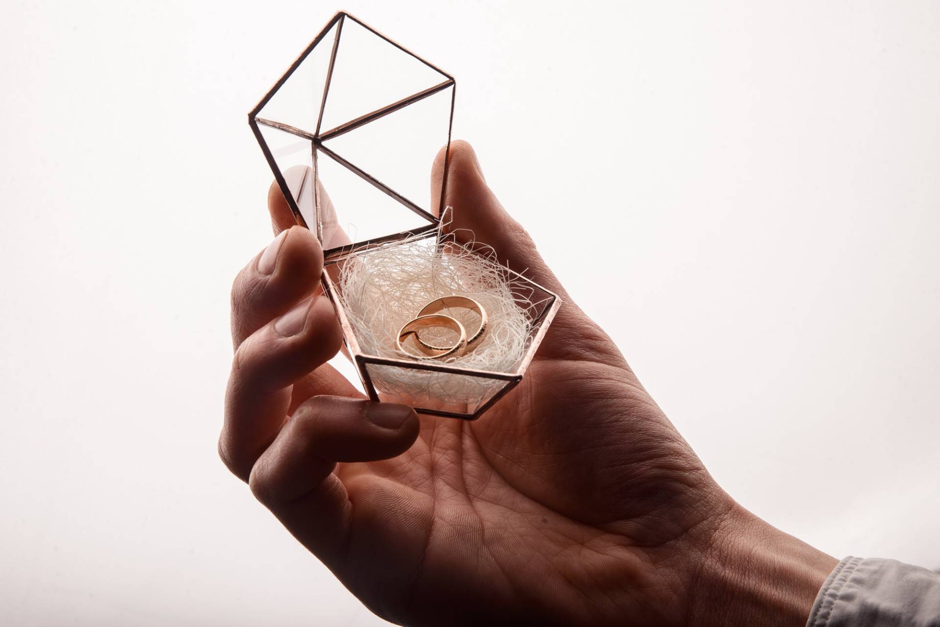 Personalisierte Ehering Box Verlobungsbox Antrag Ring Box Glas Ringträger Ringschale Kupfer Personalisierte Ehering Box Verlobungsbox Antrag Ring Box Glas Ringträger Ringschale Kupfer von Leosklo