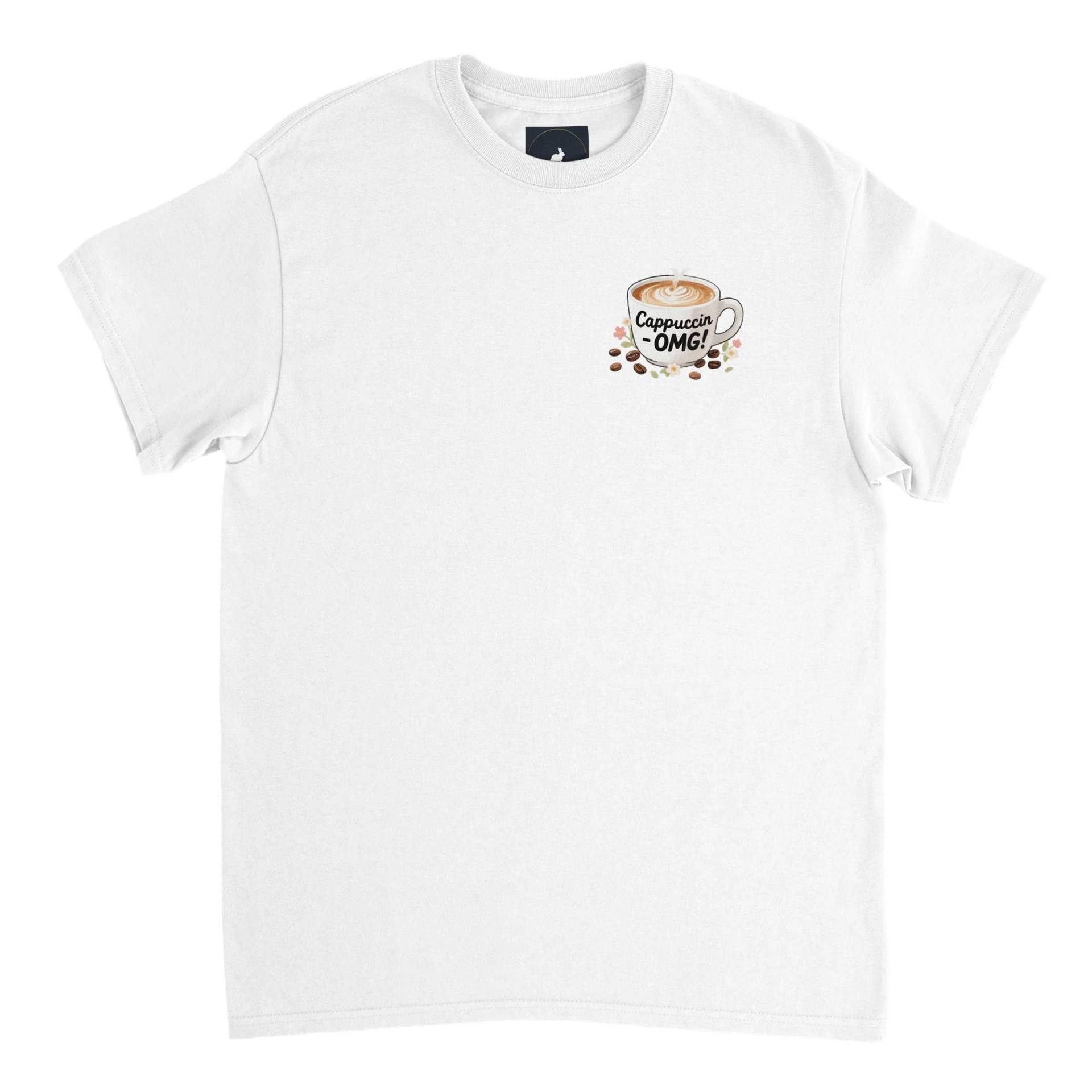 Cappuccin-Omg Powerd By Coffee/Unisex T-Shirt Mit Rundhalsausschnitt Cappuccin-Omg Powerd By Coffee/Unisex T-Shirt Mit Rundhalsausschnitt von LepusShop