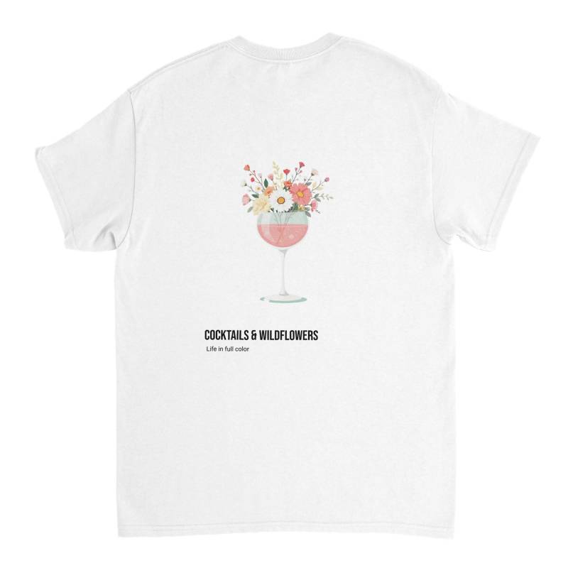 Cocktails Und Flowers/Unisex T-Shirt Mit Rundhalsausschnitt von LepusShop